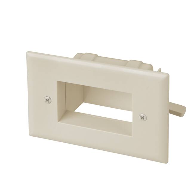 45-0008-LA EASY-MOUNT PLATE - LITE ALMOND