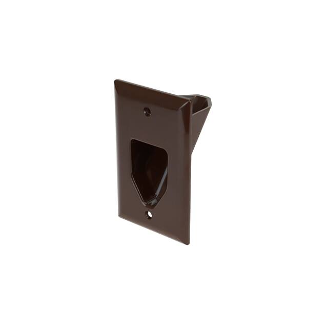 45-0001-BR SPLIT PLATE W/ FLEX OPEN  BROWN