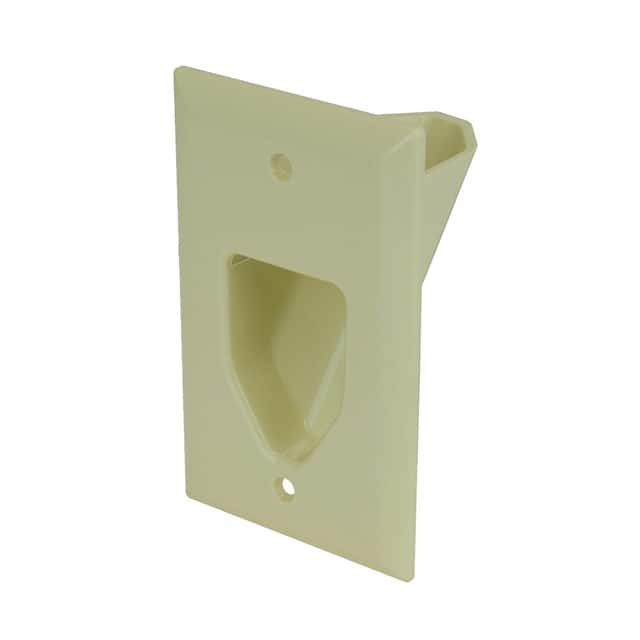 45-0001-IV SPLIT PLATE W/ FLEX OPEN - IVORY