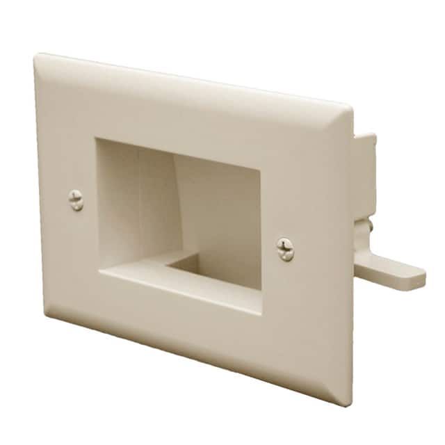 45-0009-LA SLIM CABLE PLATE - LITE ALMOND