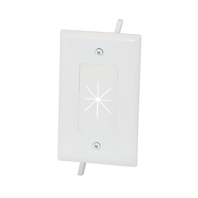45-0014-WH FLEX OPEN PLATE, 1-GANG - WHITE