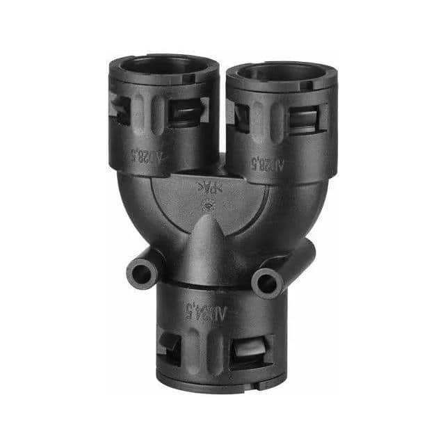 5020.032.210 Y-CONNECTOR, RQY-PA, BLACK 50 PC