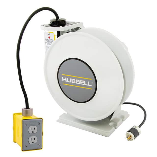 HBLI45123R220 WHITE INDUSTRIAL REEL W/YELLOW B