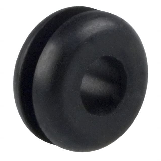 736 GROMMET 0.187" RUBBER BLACK