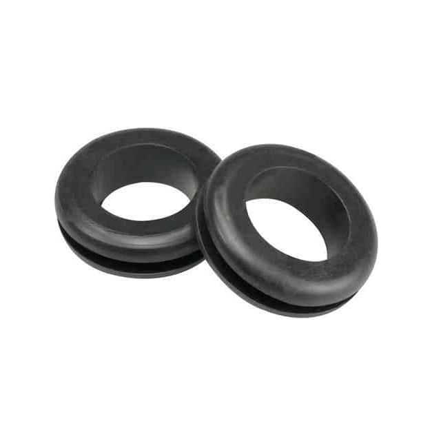 GRO031121A GROMMET 0.125" PVC BLACK