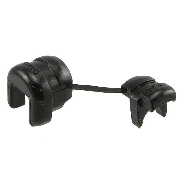 SRB-R-2 BUSHING W/STR RELIEF NYLON BLACK