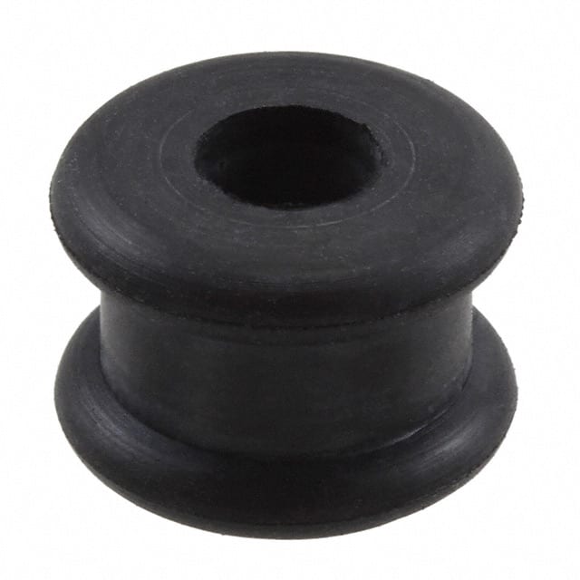GR3091A GROMMET 0.250" RUBBER BLACK