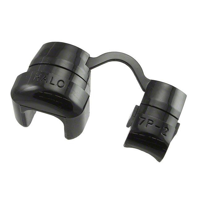 SRB-R-10 BUSHING W/STR RELIEF NYLON BLACK