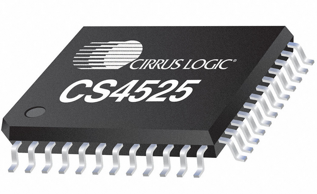 CS4525-CNZ The Cirrus Logic Inc. CS4525-CNZ is a 4-channel Class D amplifier IC. It features a 5V operating voltage and a 30W output power capability.
