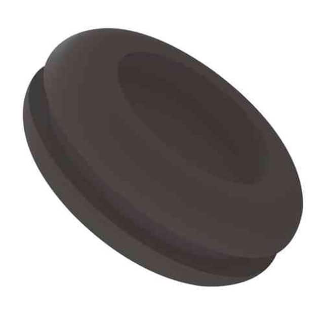 DG-19430 GROMMET 0.980" PVC BLACK