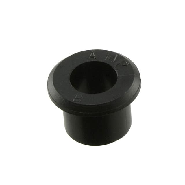 1-350380-1 BUSHING SPLIT 0.281" PVC BLACK