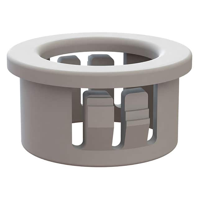 22MP06258W BUSHING 0.500" NYLON WHITE