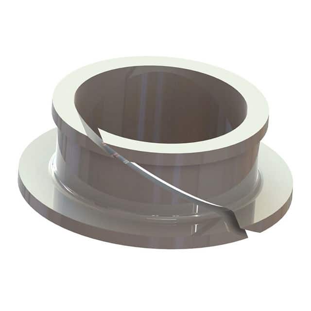 R6L2-C GROMMET SPLIT 0.375" NYLON WHITE