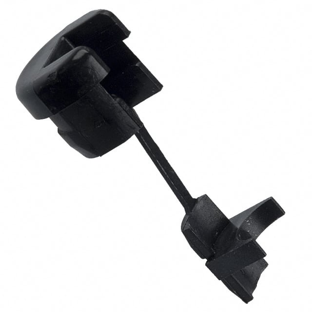 SRB-R-5 BUSHING W/STR RELIEF NYLON BLACK