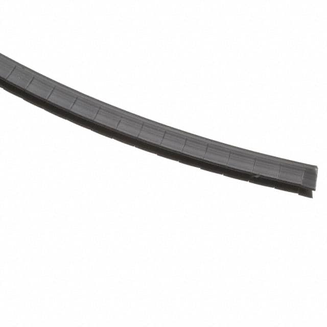 GEE99F-C0 GROMMET EDGE SLOT BLACK 1=100'