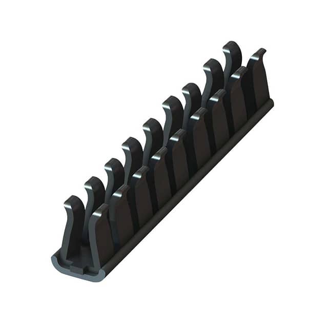 MCCGF-1N GROMMET EDGE SLOT SS BLK 1=100'