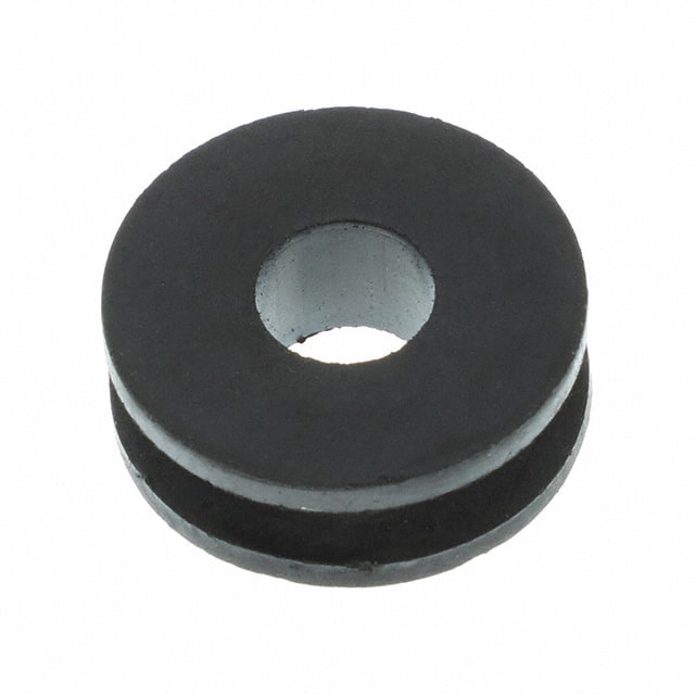 GR3219A GROMMET 0.500" RUBBER BLACK