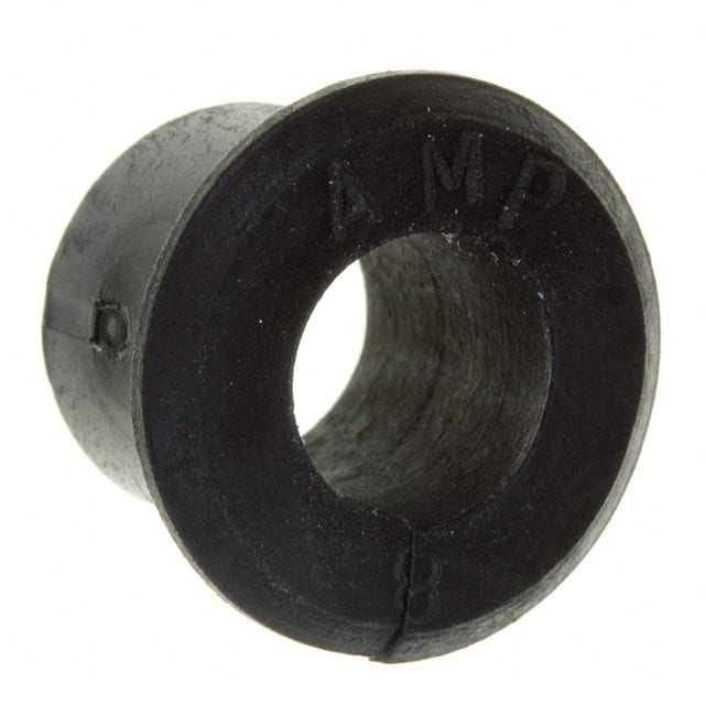2-350378-1 BUSHING SPLIT 0.218" PVC BLACK
