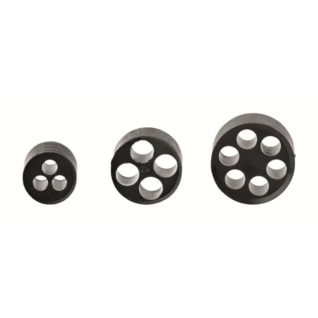 WJ-DM 25/4X6 GROMMET MULTI HOLE TPE