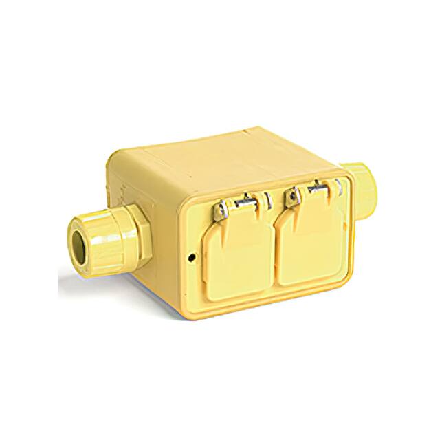 1301370199 DEEP BOX W/FLIP CVR FEEDTHRU