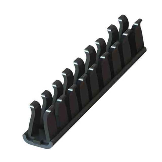 MCCG-1N GROMMET EDGE SLOT SS BLK 1=100'