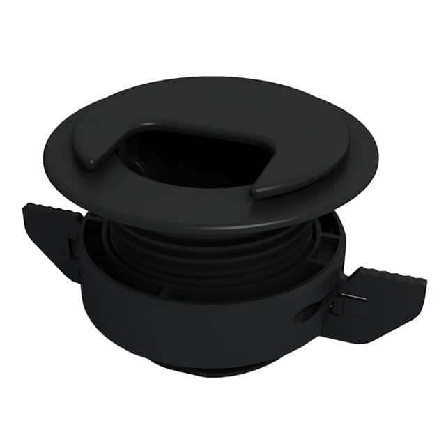 TLG-BLACK GROMMET ADJ 1.500" STYRENE BLACK