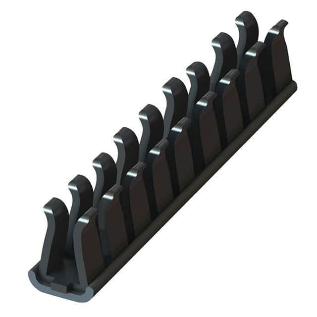 MCCG-2N GROMMET EDGE SLOT SS BLK 1=100'