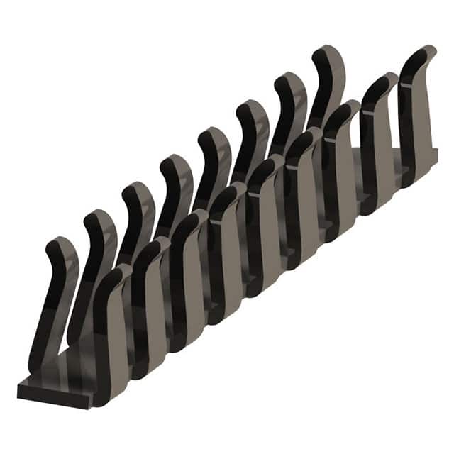 MCGF-2N GROMMET EDGE SLOT SS BLK 1=100'