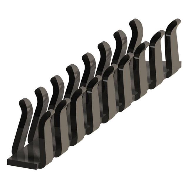 MCGF-3N GROMMET EDGE SLOT SS BLK 1=100'