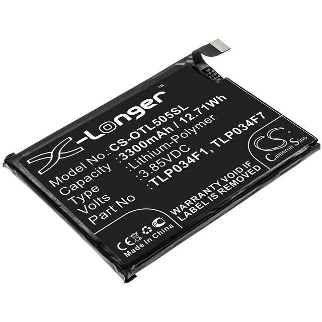 TLP034F1 BATTERY Replacement for Alcatel TLP034F1
