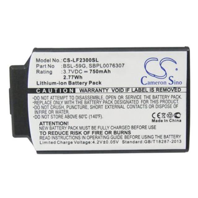 SBPL0072127 BATTERY Replacement for Lg SBPL0072127 B