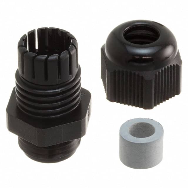 CG-PG7-2-BK CABLE GLAND 3-6.5MM PG7 NYLON