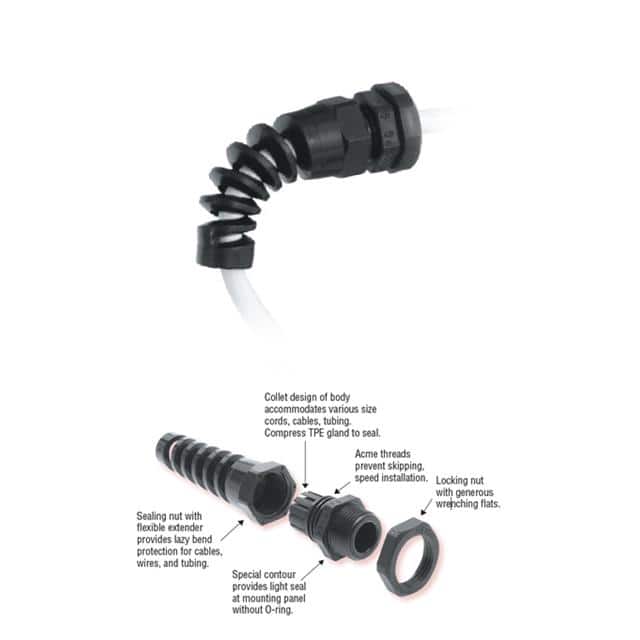 3464 FLEX RLTF 7 BLKW/3165 NUT