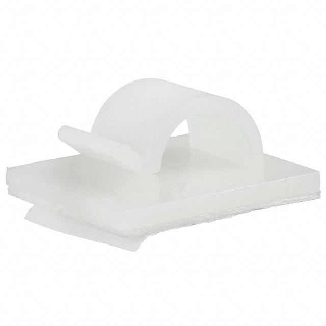 RB8L4 CBL CLIP C-TYPE NATURAL ADHESIVE