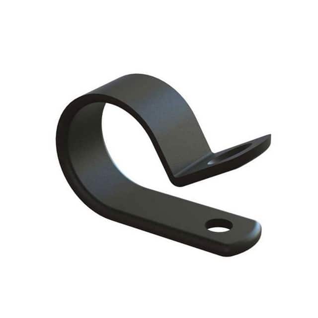 N-4B-BK CBL CLAMP P-TYPE BLACK FASTENER