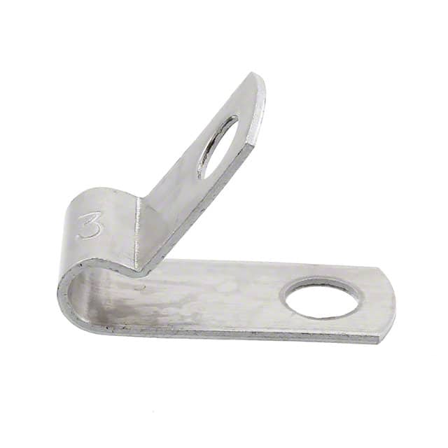 AL3A CBL CLAMP P-TYPE SILVER FASTENER