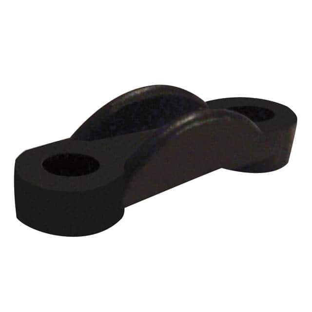 SRCC-2 CBL CLAMP STR RLF BLACK FASTENER