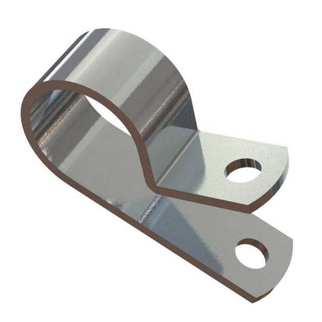 AL2A CBL CLAMP P-TYPE SILVER FASTENER