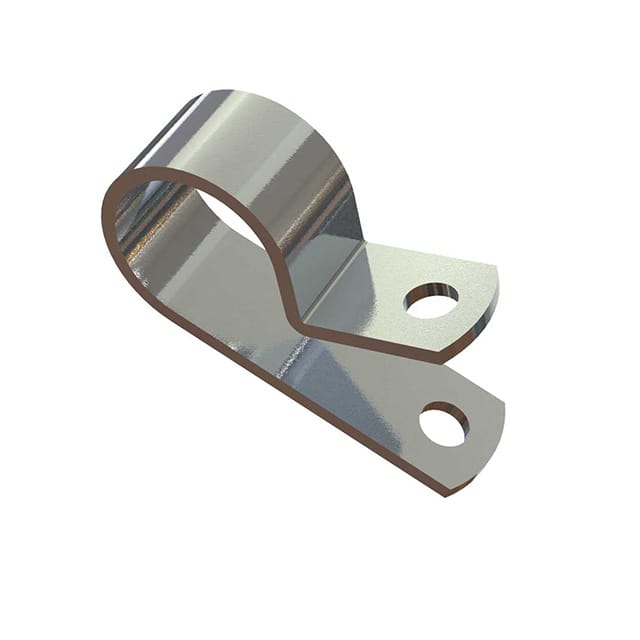 AL4A CBL CLAMP P-TYPE SILVER FASTENER