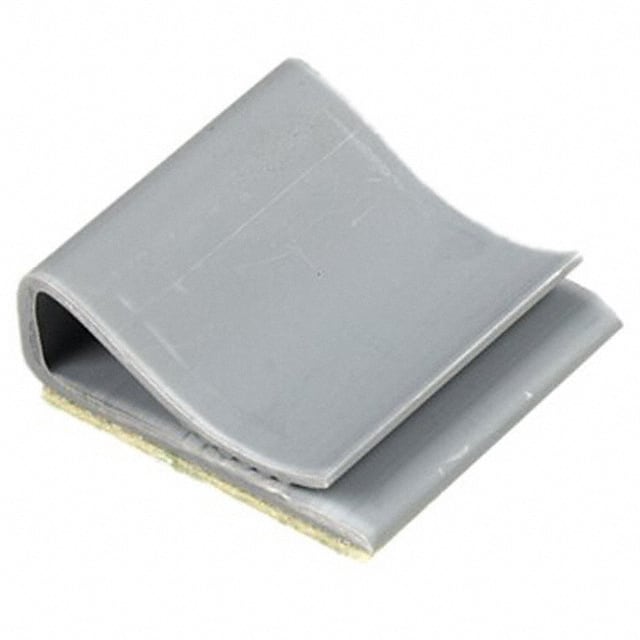 3484-1 CBL CLIP FLAT C-TYPE GRAY ADH