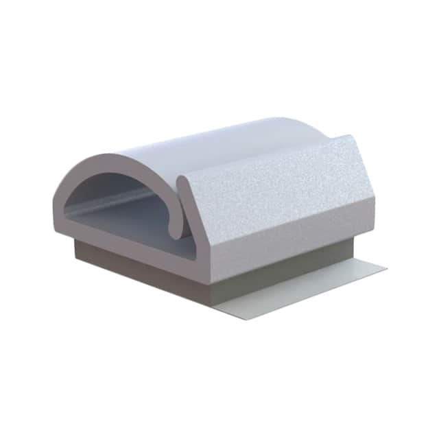 KKDL-4-RT CBL CLIP C-TYPE GRAY ADHESIVE