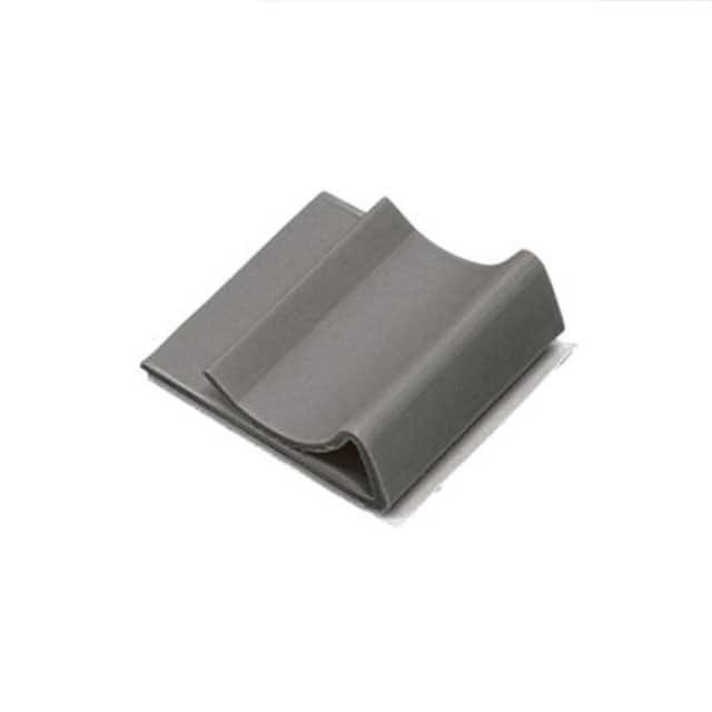 FCC5-A-D8 CBL CLIP FLAT C-TYPE GRAY ADH
