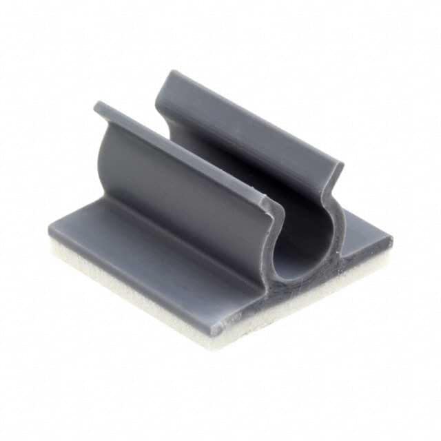 KKU-2-RT CBL CLIP U-TYPE GRAY ADHESIVE