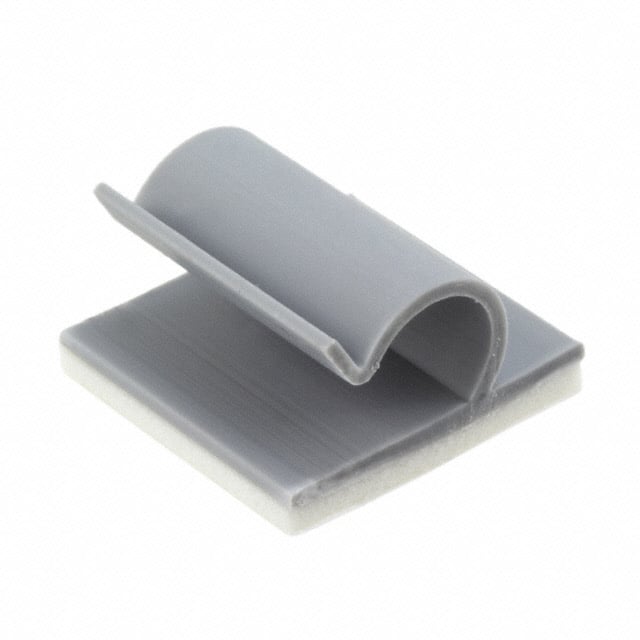 KKC-2-RT CBL CLIP J-TYPE GRAY ADHESIVE