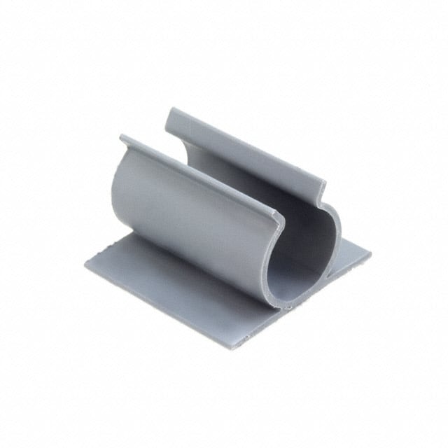KKU-8-RT CBL CLIP U-TYPE GRAY ADHESIVE
