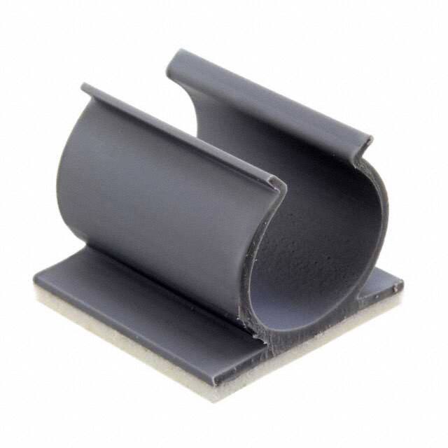 KKU-12-RT CBL CLIP U-TYPE GRAY ADHESIVE