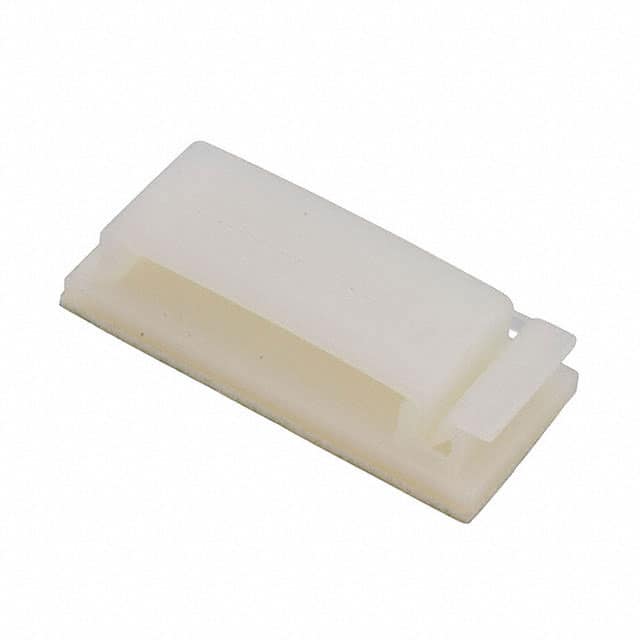 FCW-29-01 CBL CLIP FLAT NATURAL ADHESIVE