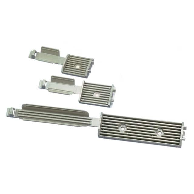 FCM3.25-A-T14 CBL CLIP FLAT GRAY ADHESIVE