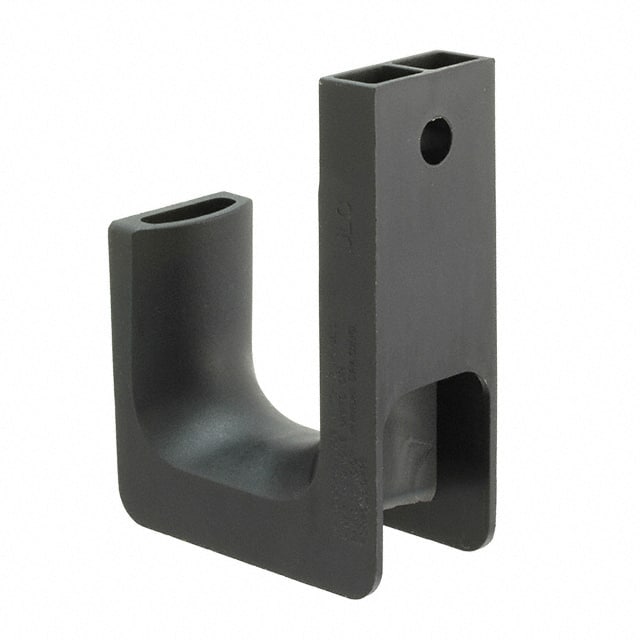 JP131W-L20 CBL SPRT J-HOOK BLACK WALL MNT