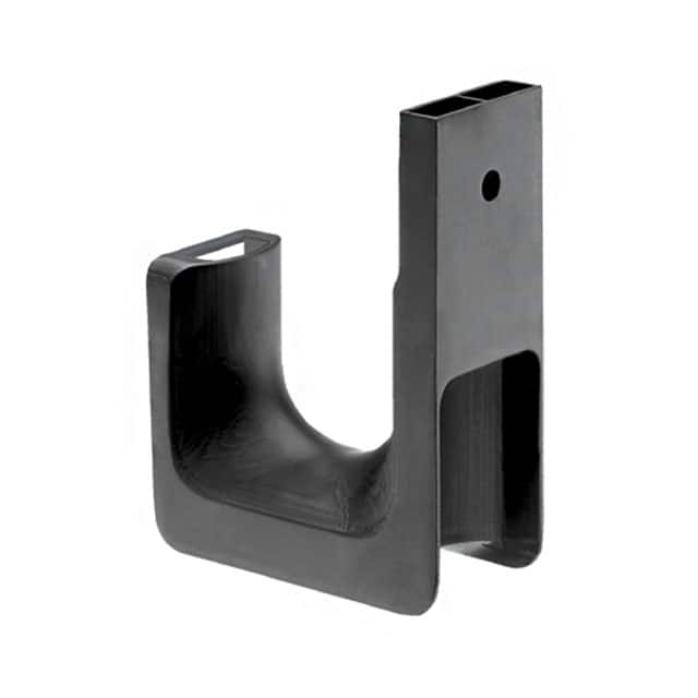 JP2W-L20 CBL SPRT J-HOOK BLACK WALL MNT